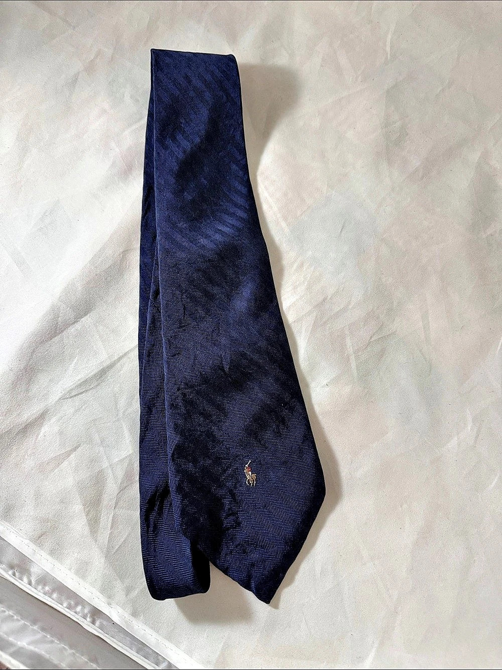 Polo by Ralph Lauren Geometric Tie in Blue Like New